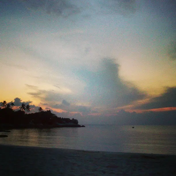 Sunrise di Pantai Parai, Sungailiat, Bangka-Belitung