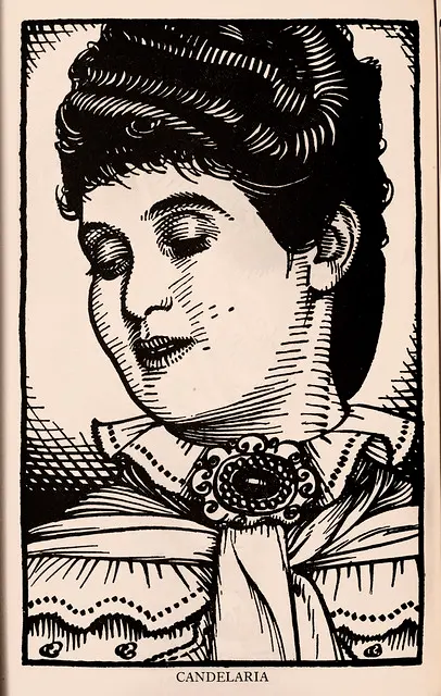 «Candelaria» — иллюстрация Кита Хендерсона для «Пурпурной земли» (1930)