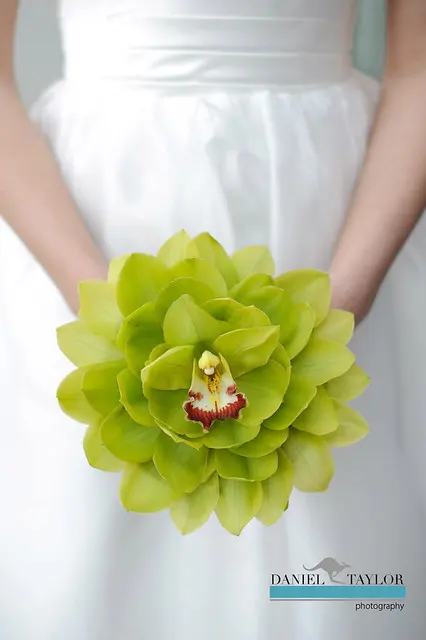 Composite Bridal Bouquet - студия дизайна HotHouse в Бирмингеме, AL; www.danieltaylorphoto.com
