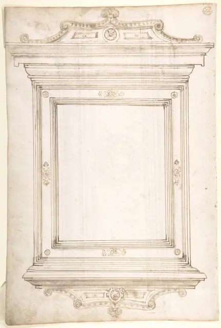Дизайн каркаса (recto); Дизайн кассона