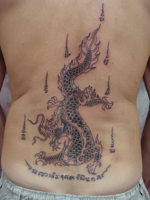 Тайская традиция татуировки (Dejavu Tattoo Studio Chiangmai Thailand)