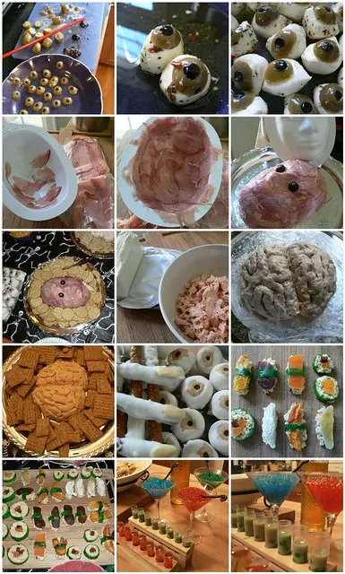 Праздничная вечеринка Halloween Food Prep