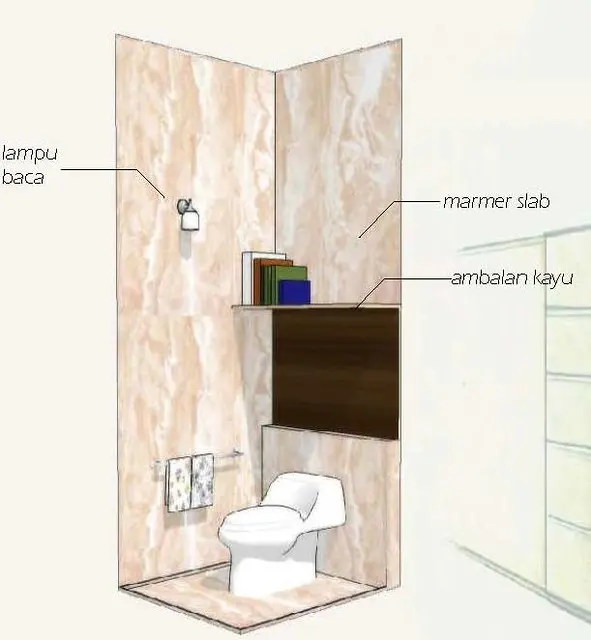 Оригинальное название: Kamar Mandi Mewah Marmer
