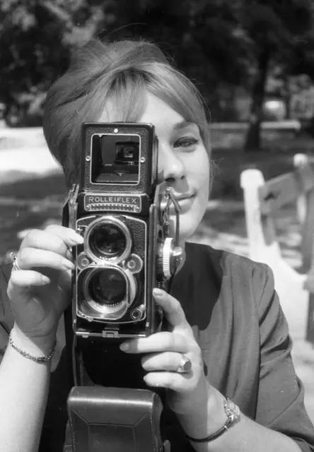 Камера, портрет, фотография, Rolleiflex — бренд Fortepan 31939