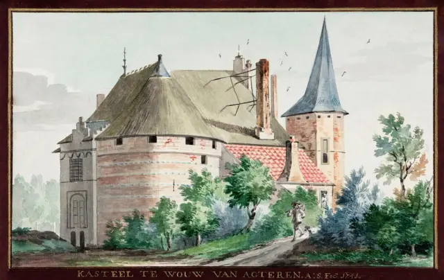 Замок Wouw (1741) роспись высокая