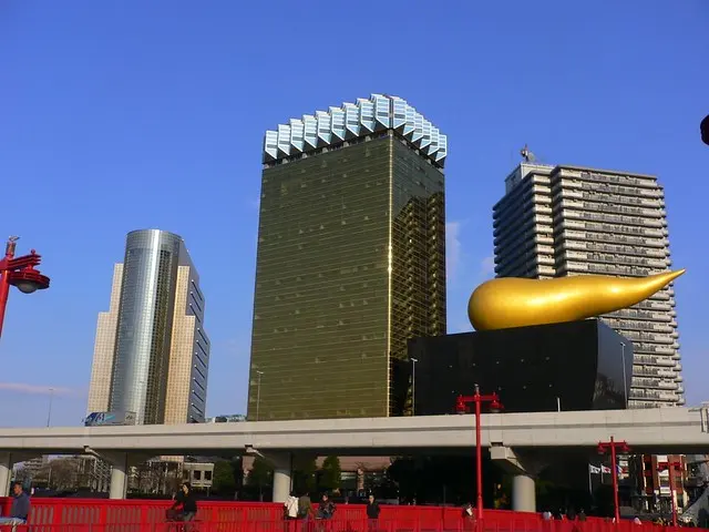 Современная архитектура в Asakusa Tokyo Japan