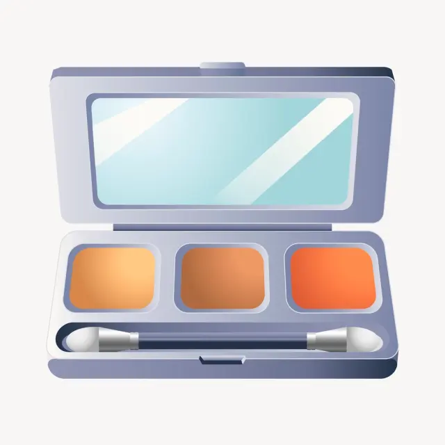 Eyeshadow makeup palette клип арт