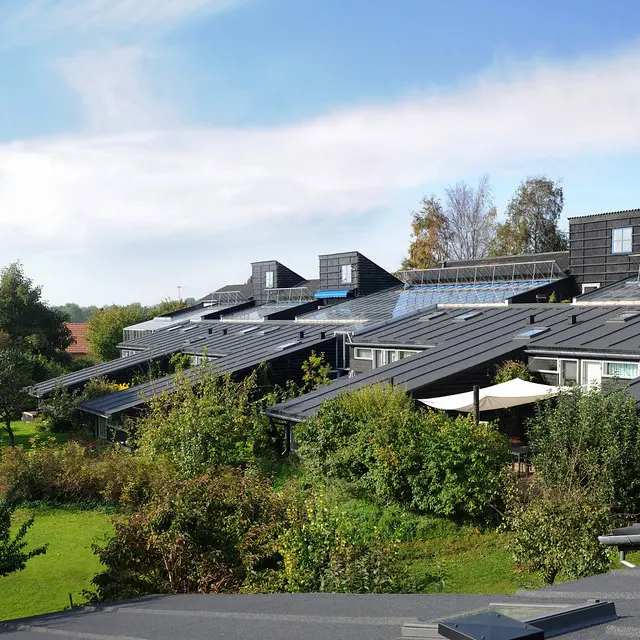 Вандкунстен, архитекторы: jystrup savværk cohousing community, jystrup, denmark 1982-1984