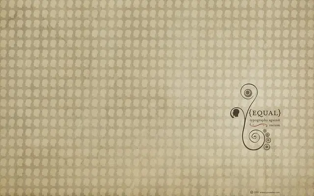 EMIGRE «Mrs. Eaves» Typography Against Racism (для широкоформатных дисплеев)