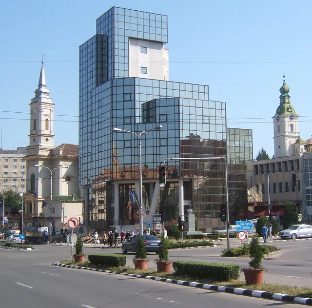 Современное здание в Залау