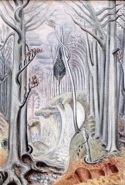 IMG 7327 André Masson. 1896-1987. Paris. Paysage de forêt sablonneux. Forest landscape sandy. 1924. Bremen Kunsthalle.