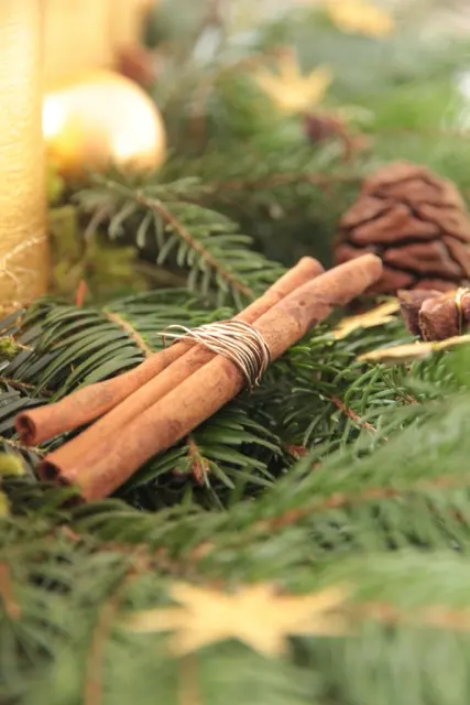 Коричневые палочки Closeup Cinnamon Stick рождественские украшения