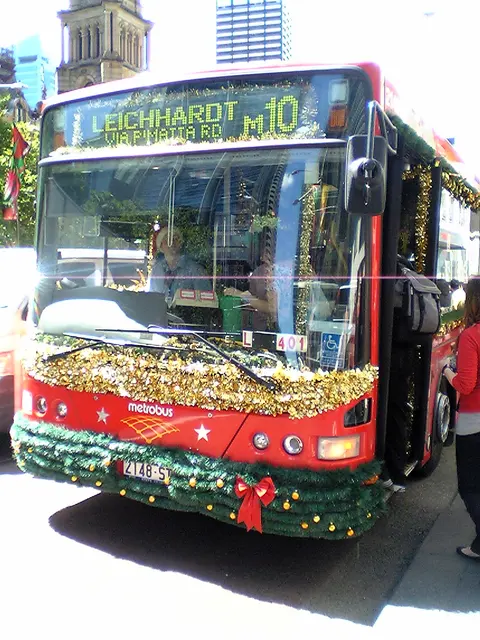 Metrobus Sydney Рождественские украшения