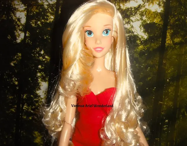 Arista Singing Doll 17' Disney Store (до перекраски) - The Little Mermaid - Full Reroot hair and Hairstyle Ванессы Ариэль