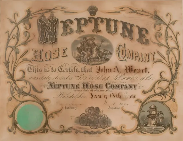 Сертификат участника «Neptune Hose Company»