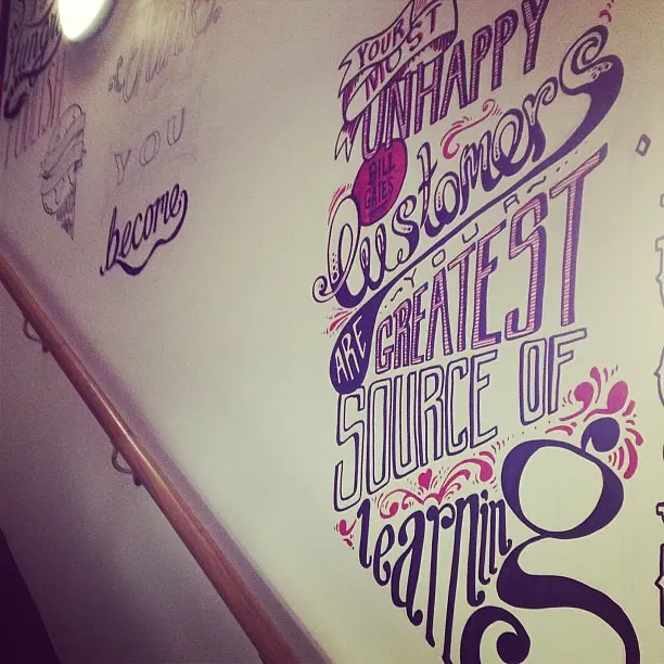 Проект фресок Graphic Design TechHub Manchester