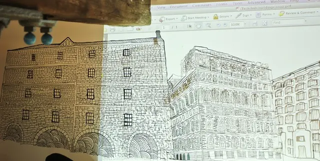 Проект фресок Graphic Design TechHub Manchester