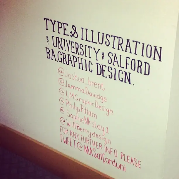 Проект фресок Graphic Design TechHub Manchester