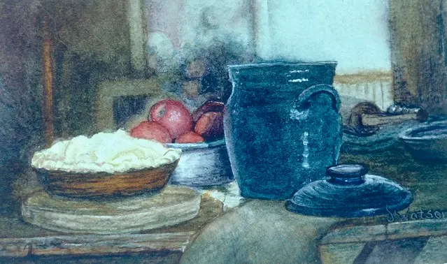 Миниатюрная акварельная живопись