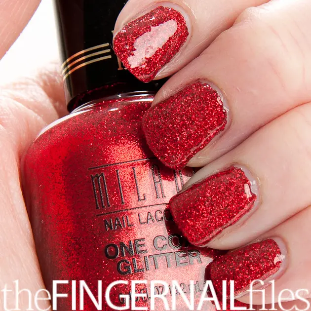 Милани Red Sparkle Nail Польский