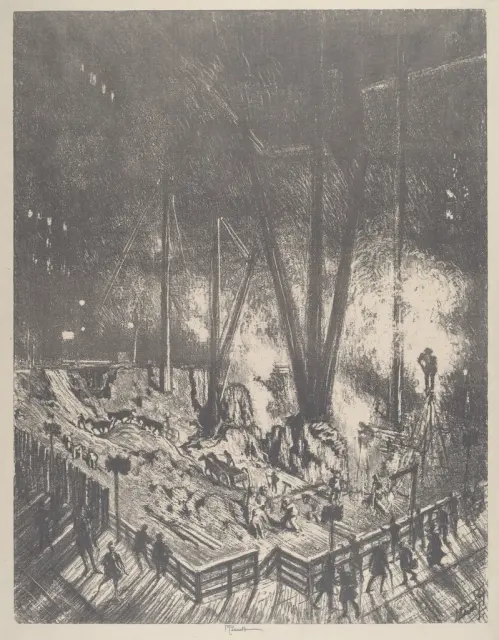 Фундаменты, строительство небоскреба (1910) Джозеф