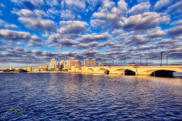 West Palm Beach Downtown Cityscape