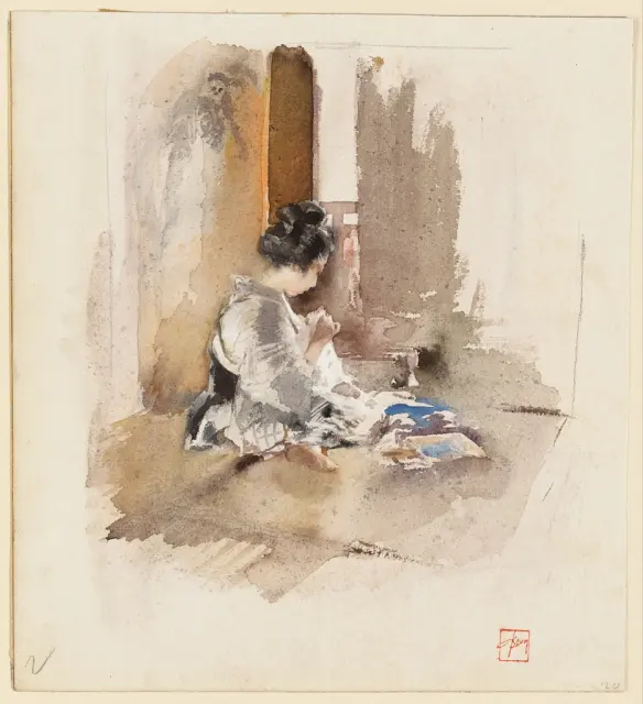 Японское женское шитье (1890) Роберт