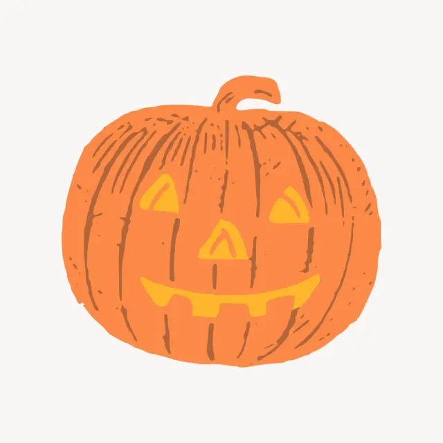 Halloween тыквенный клипарт, праздничная иллюстрация