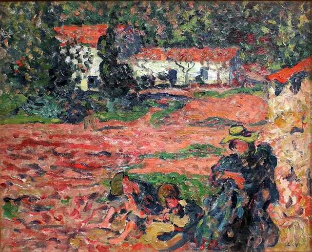 Fauvism Landscape; by Louis Valtat; масло на холсте, Музей скоростного искусства, Луисвилл, Кентукки II