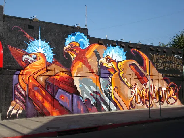 Retna Saber Revok Седьмое письмо AWR MSK LosAngeles Graffiti Art
