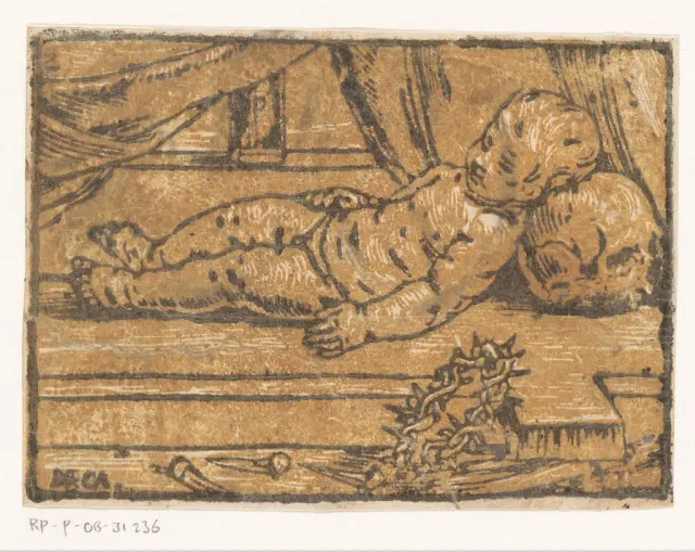 Christuskind slapend (c. 1609 -