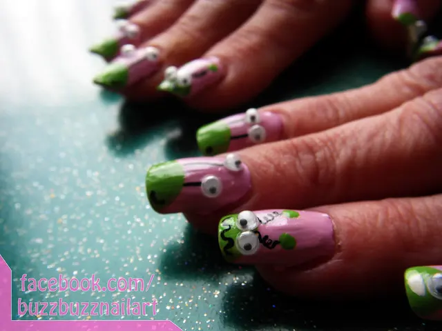 Смешное искусство Monster Nail
