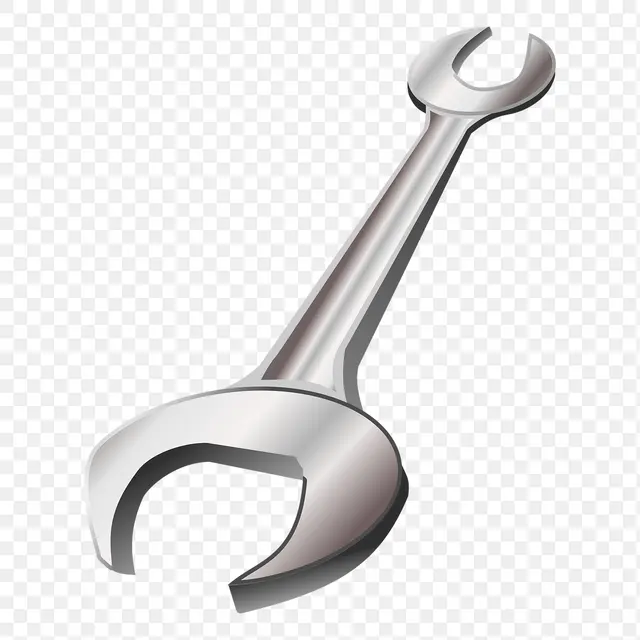 Wrench, инструмент png наклейка, прозрачная
