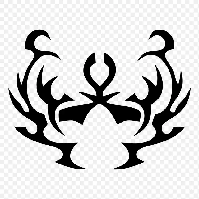 Племенная наклейка для татуировки, абстрактная