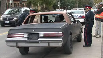 Арест педального автомобиля
