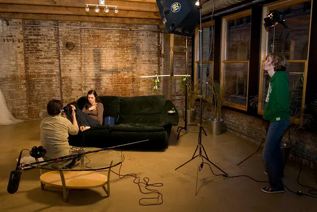Съемки фильма Living Room