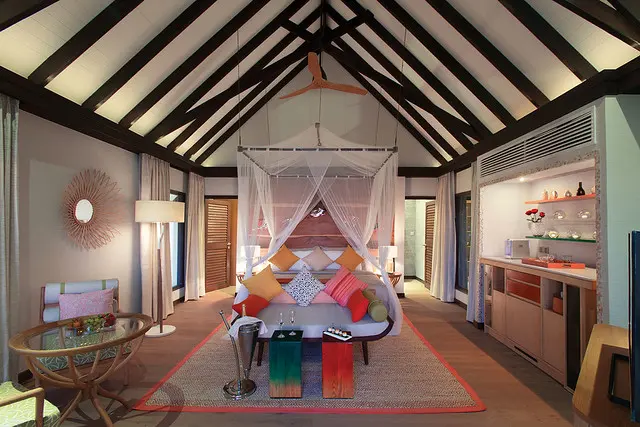 OZEN BY ATMOSPHERE - EARTH VILLA BEDROOM INTERIOR - WITH CANOPY