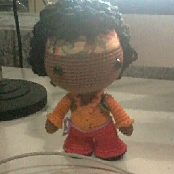 Hendrix @ monterrey pop #finished #amigurumi #jimihendrix #mmmmmfoxy #crochet #handmade #craft