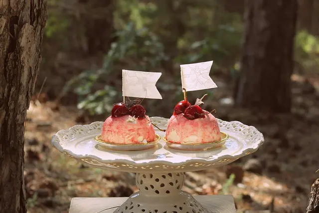 WOODLAND LACE TOPPERS - Набор из 20 флажков Cream или White cupcake toppers - Свадебный декор - Декор дня рождения - Винтажный кружевной орн