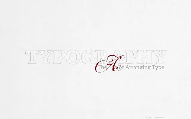 TYPOGRAPHY «The Art of Arranging Type» (для широкоформатных дисплеев)