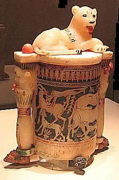Косметическая банка Lioness Bast 83d40m Tut