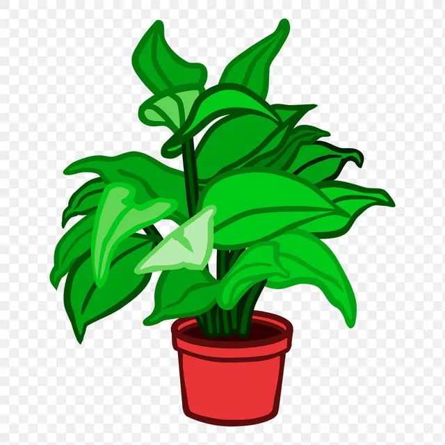 Наклейка Houseplant Png, прозрачный фон