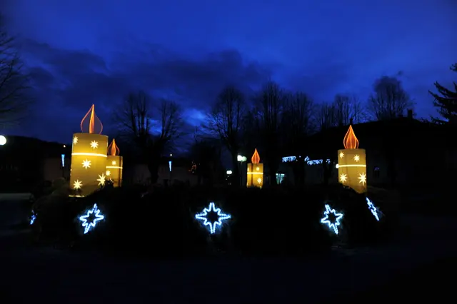 Рождественский декор Slunj Park 2009