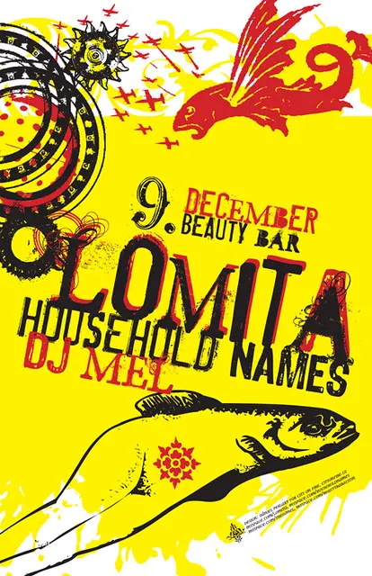 Плакат Lomita, дизайн Dániel Perlaky