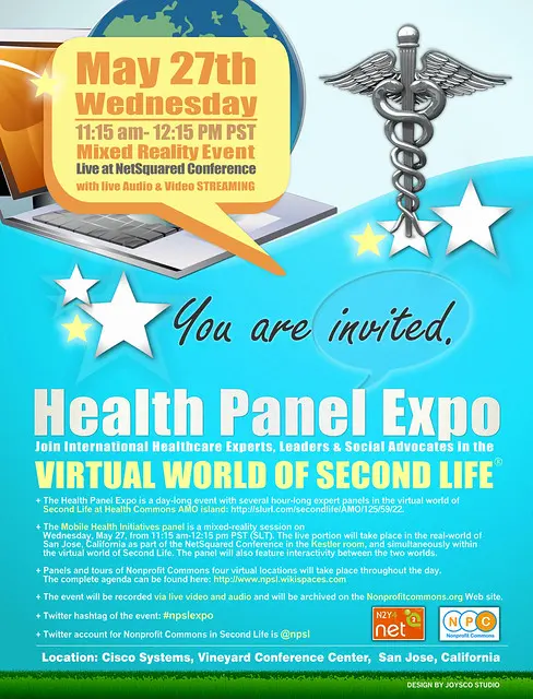 Дизайн плаката Health Panel Expo от Joysco Studio