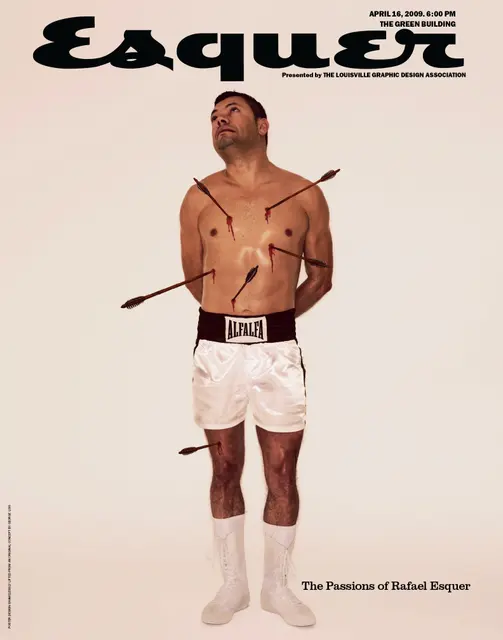 Дизайн плаката Esquer для лекции в Louisville — Graphic — Design — Association