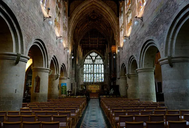 Интерьер Great Malvern Priory