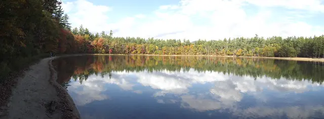 Пейзаж озера Эхо