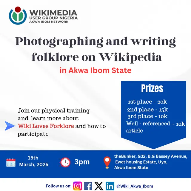 Графический дизайн для Wiki Loves Folklore 2025