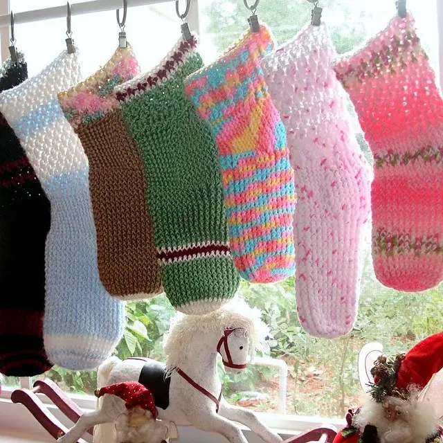 Бесшовные свитерные носки Crochet Pattern
